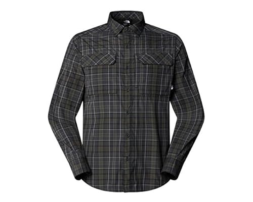 The North Face Men's Sequoia Plaid T-Shirt Asphalt Grey/New Taupe M