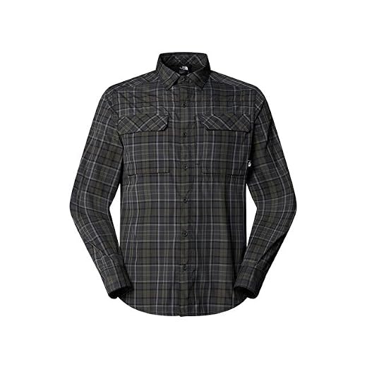 The North Face NF0A8BGK97J M Sequoia Plaid Shirt T-Shirt Herren Asphalt Grey/New Taupe Größe M