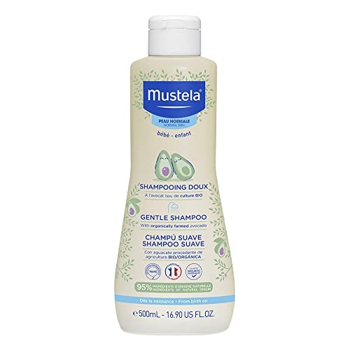 Mustela Shampoo Suave Infantil 500ml - Shampoo para Bebê e Criança - Hipoalergênico - Feit...