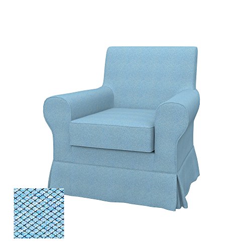 Soferia - IKEA EKTORP JENNYLUND Funda para sillón, Nordic Blue