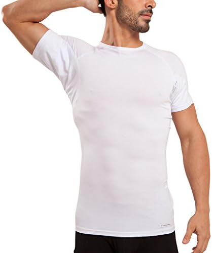 Ejis Sweat Repellent Undershirt | Crew Neck | Underarm Sweat Proof Micro Modal Fibre