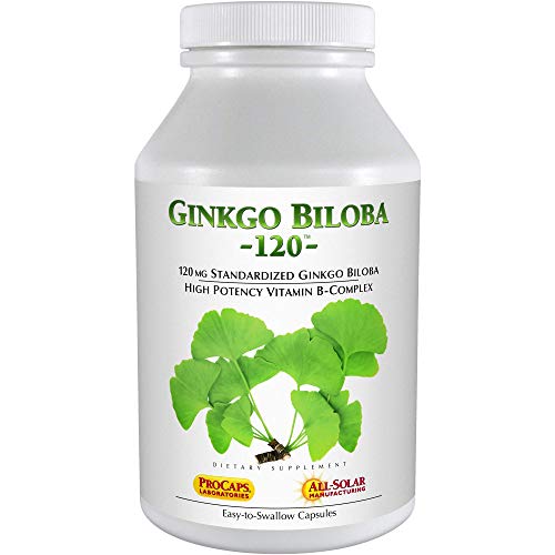 Andrew Lessman Ginkgo Biloba 120-240 Capsules – Standardized Extract to Maintain Flow of