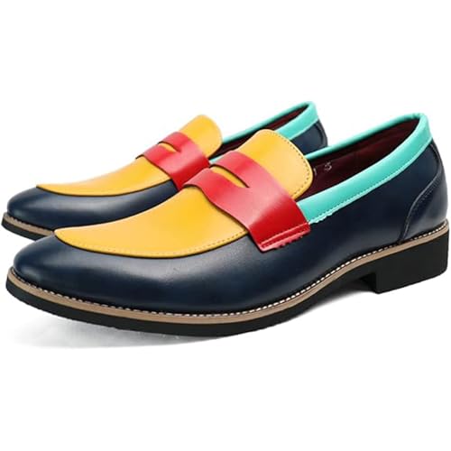 Men's Dress Loafers Comfortable Business Casual Slip-On Office Everyday Walking Driving Shoes