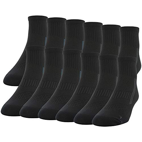 Gildan Men's Active Flat Knit Ankle Socks, Multipairs