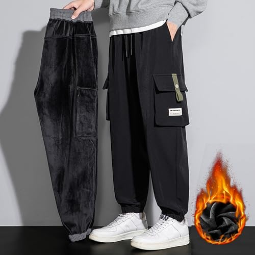Pantalon cargo homme élastique avec poches multiples style jogging - 2