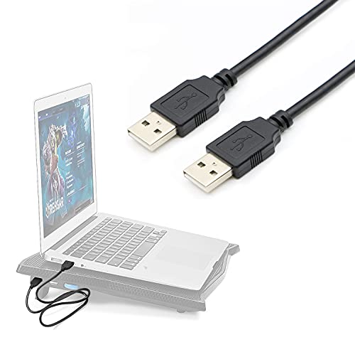 ZZS Laptop Cooling Pad USB Cord,1.5ft Short USB A to A Cable Cord Compatible for havit/Klim/AICHESON/TECKNET/IVSO/LIANGSTAR/PCCOOLER/TopMate/Lamicall/Targus Laptop Cooling Pad - Thumbnail 2