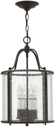 Hinkley Gentry Traditional Four Light Foyer, Olde Bronze