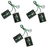 3 Pack Green Catholic Scapulars of Saint Jude, Virgen De Guadalupe/San Judas Tadeo Escapularios Catolicos Pendant, Rear View Mirror or House Blessing Hanging Religious Charm (Green Saint Jude)