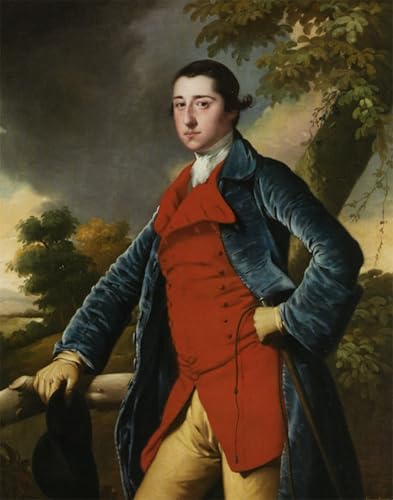Portrait de Francis Burdett par Wright of Der By Style Street Art Éclatant 60x90