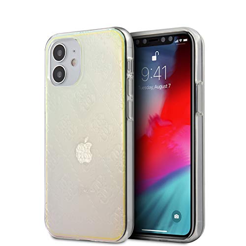 Guess GUHCP12S3D4GIRBL 4G Coque Rigide pour iPhone 12 Mini 5,4" Motif 3D