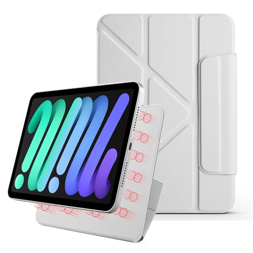 Coque iPad mini 6 magnétique avec veille auto et angles de vue multiples
