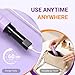 UNIMIKO Bikini Trimmer for Women, 3-in-1 Painless Womens Electric Razors & Pubic Hair Trimmer, Waterproof Womens Shaver with Ceramic Blades, USB Rechargeable Lady Groomer for Legs Underarm Face,Violet