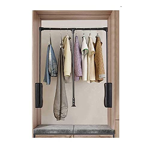 Rails de penderie télescopiques pour optimiser un dressing extensible en alu