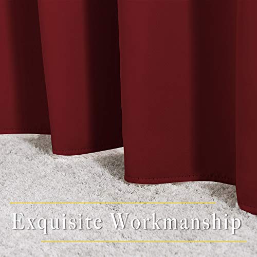 image for NICETOWN Blackout Draperies Curtain Panels - Thermal Insulated Solid G