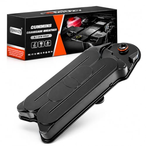 WEILEITE 6.7 Cummins CCV Filter Diesel Crankcase Ventilation Breather Parts CV52001 Fit Dodge Ram 2500 3500 4500 5500 2007.5-2024 ISB 6.7L Engine Crank Case Replaces 904-418 4936636 68002433AC 904418