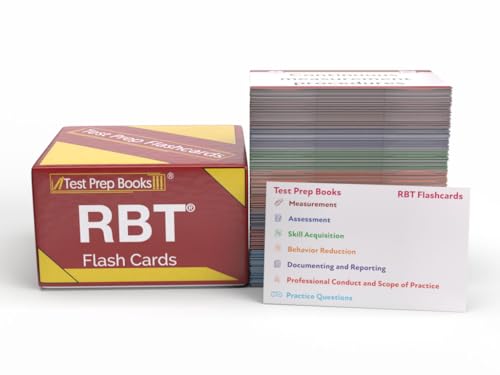 Image of RBT Study Cards 2026-2027: Exam Prep and Practice Test Questions for the Registered Behavior Technician Exam [Full Color Cards]