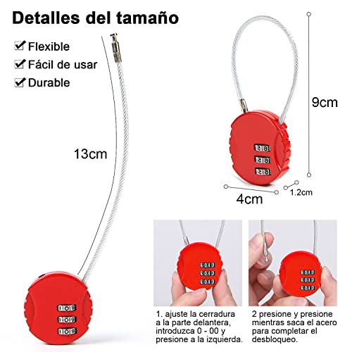 Seguridad, Outdoors candados mano Marca EZUOGO (3)
