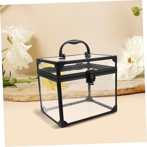 Support vinyle acrylique transparent bac de rangement pour étagère - 6