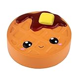 Paquete: 1 pieza de pastel de chocolate Squishies. Tamaño: 11,5 cm x 11,5 cm x 4 cm. Color: como muestra la imagen.