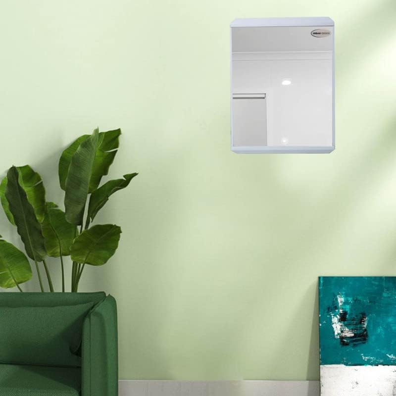 Grace Fine Ware Bathroom Cabinet with Mirror, Wall Mounted Storage Cabinet with Magnetic Door & 4 Inner Shelve, Stylish & Heavy-Duty Plastic Cabinet for Storage Above Washbasin