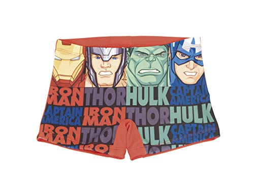 Preisvergleich Produktbild Marvel Avengers Jungen Badeshorts, Kinder Badekostüme, Kinder Badebekleidung, Schnelltrocknende, Atmungsaktive, Strand Pool Urlaub, Jungen Badeanzug, Mehrfarbig, 4 Jahre