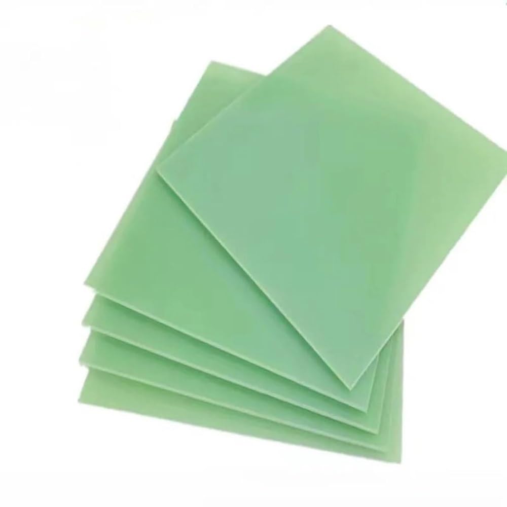 FEVKFTXF 1pc Epoxy Board, G10 FR4 Fiberglass Board, Light Green Epoxy Board 3240 Epoxy Resin Board, FR-4 Fiberglass 3D Printer 0.5/1/1.5/2/3/4/5mm Thick.(0.5mm,400x400mm)