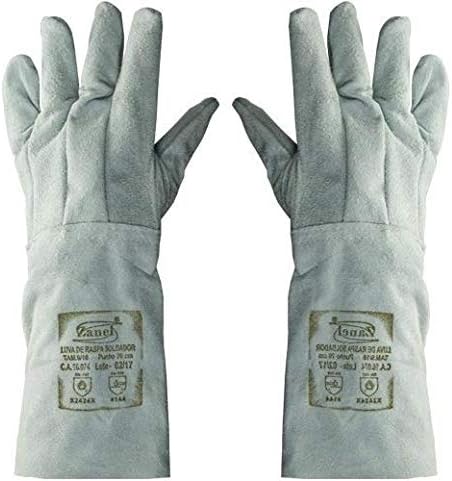 Luva de Raspa com Punho para Soldador 20 cm - Zanel C-20crr