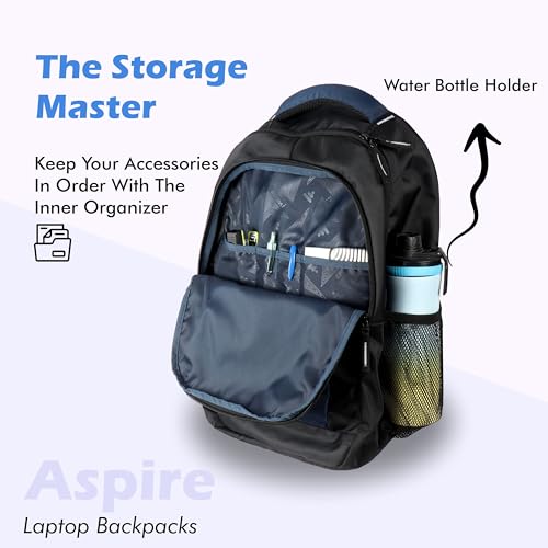 Image of Emmi Aspire Casual Backpack 33 L | Weekend Travel Bag For Men and Women | Carry On Bag For College and School Students | Water Repellent | 18 Months Warranty