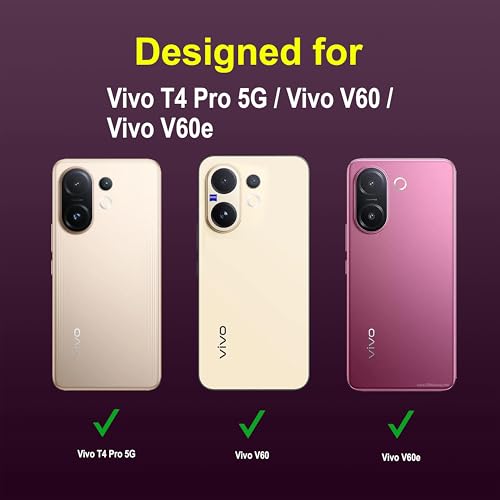 Image of Zapcase Back Case Cover for Vivo T4 Pro 5G | Compatible for Vivo T4 Pro 5G Back Cover | Liquid Silicon Magic Case with Camera Protection | Lavender