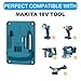 5PCS Tool Wall Mount Brackets for 18V Cordless Drills Space Efficient Storage Solution ABS Materials Quick Setups Design Portable ABS Tool Holders Brackets