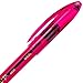 Pentel RSVP Razzle-Dazzle Ballpoint Pen, (1.0mm) Medium Line, Pink Barrel, Black Ink, Box of 12 (BK91RDP-A)