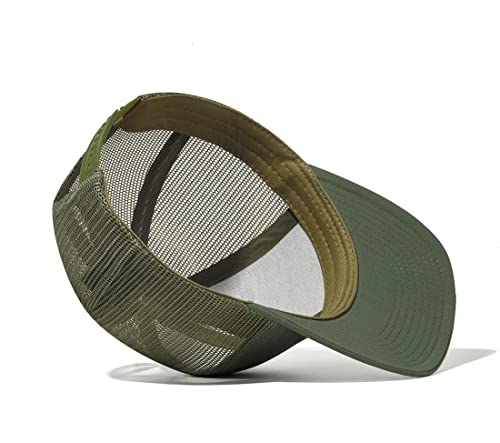 Image of Quanhaigou Trucker Hat - Mesh Snap Back - Unisex Adjustable Baseball Cap - Outdoor Hats for Men Women