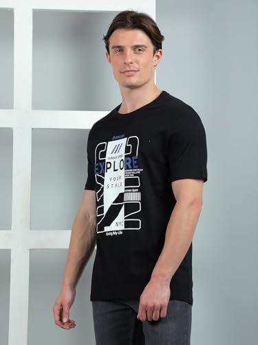 Image of Dollar Pack of 1 Cotton Printed Men Tshirt