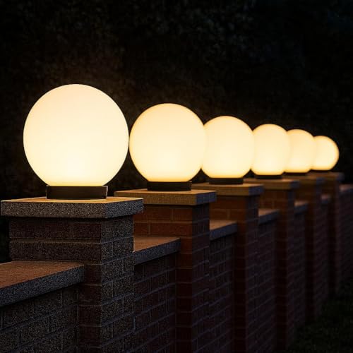 Image of Polyvinyl Chloride G /L Doom Milky Outdoor Light For Home Decorative Exterior /Outdoor Light /Gate Light /Garden Lamp /Pillar Lamp /Gardner Lights .(Pack Of 1), White
