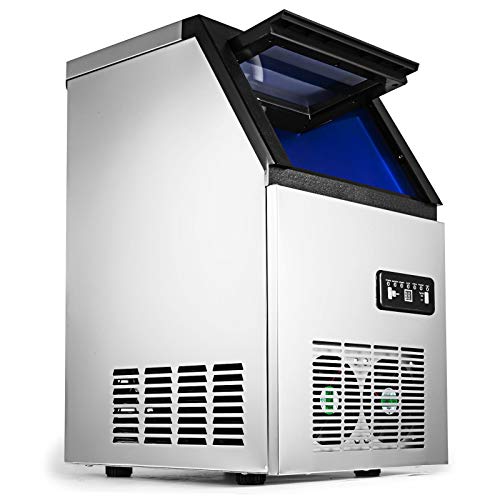 Máquina Comercial de Hacer Hielo 280W/200W 220V Máquina de Hielo Comercial...