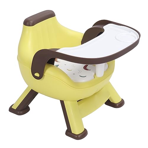 Cadeira de Alimentação para Bebês, Cadeira de Alimentação de Chão para Crianças, Encosto de Bandeja