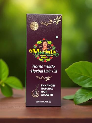 for Long & Strong Hair | Anti-Hair Fall & Hair Growth Oil with Natural Herbs | Anti-Dandruff & Stress Relief Herbal for Men & Women (200 ML)