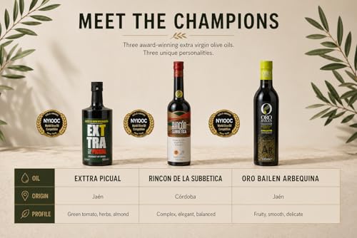 Set de Aceite de Oliva Extra Virgen - Pack 3 botellas 500 ml miniatura 3