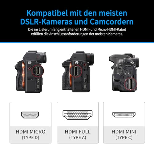 FEELWORLD FW568 PRO 6 Zoll 1200 Nit DSLR Kamera Field Monitor mit F750 Akku 4400mAh Tragetasche, Waveform 3D LUTs Video Peaking Fokusassistent 1920x1080 IPS 4K HDMI Type-C Eingang/Ausgang