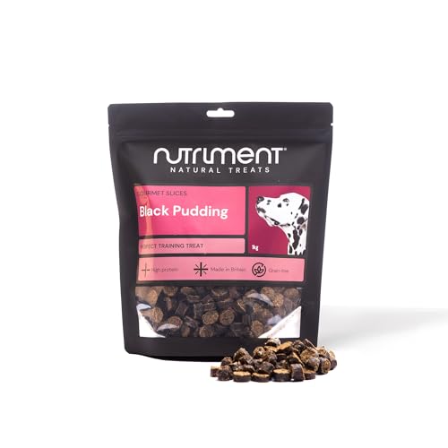 Natural Treats Gourmet Slices - Natural Dog Training Treats Gluten Free High Protein Vitamin Meat Training Reward (Black Pudding-1kg)