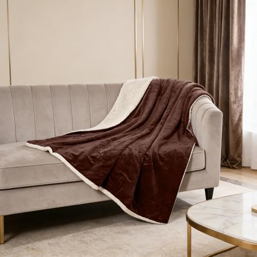 Couverture flanelle douce double couche grand plaid lit 200x230 - 2