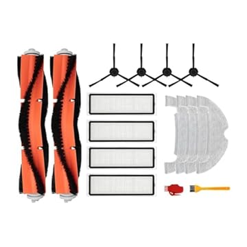 Compatible With Xiaomi Mi Robot Vacuum-Mop 2 Ultra STYTJ05ZHM Hepa Filter Vacuum Cleaner Accessories Dust Bags Mop Cloth Main Side Brush(16pcs)