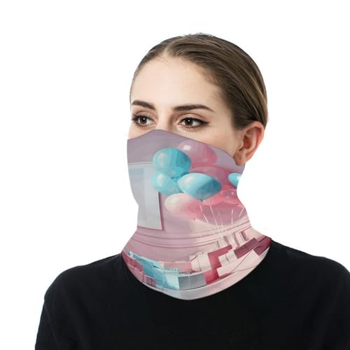 Balaclava elástica con diseño de globos para clima frío, pasamontañas para motocicleta, ciclismo, esquí y otras actividades al aire libre para hombres y mujeres miniatura 7