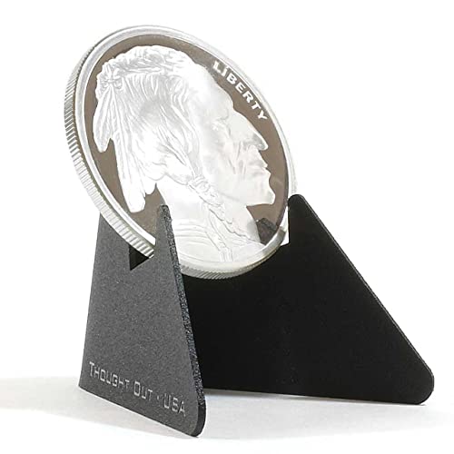 Soporte para Monedas (Paquete de 6) en Metal Negro miniatura 3