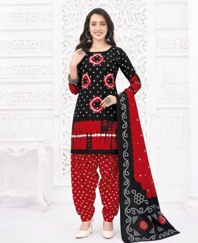 Image of Yashika Women'S Unstitched Crepe Dress Materials | Crepe Salwar Suit For Women | Suit Material For Women Unstitched