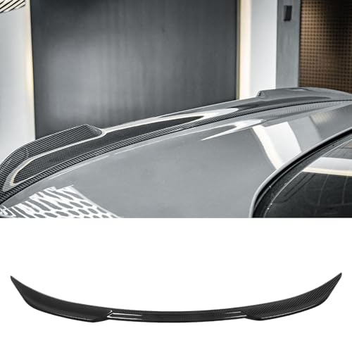 KHK G20 Trunk Spoiler, Carbon Fiber Pattern Car Rear Trunk Tail Spoiler, M3 Style Rear Wing Spoiler Fits for 2019-2024 BMW G20 3 Series 330i M340i and G80 M3 All Models 2020 2021 2022 2023