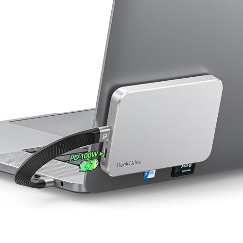 ORICO BookDrive 1TB Magsafe�Ή� �O�t��SSD SD/TF�J�[�h���[�_�[ PD 100W�[�d �m�[�gPC�EUSB-C�X�}�[�g�t�H���EType-C�I�[�f�B�I�C���^�[�t�F�C�X�E�^�u���b�g�Ή� �|�[�^�u��SSD USB 3.2 Gen2