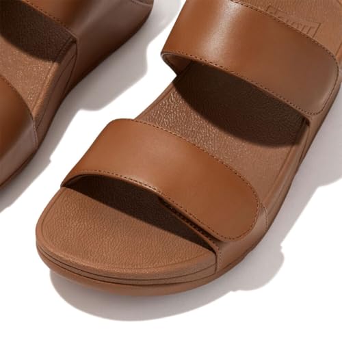 Image of FitFlop Women's Lulu Adjustable Leather Slides
