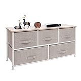 East Loft Extra Wide Dressers for Bedroom Cheap Closet Dresser for Nursery - Storage Dresser with 5...