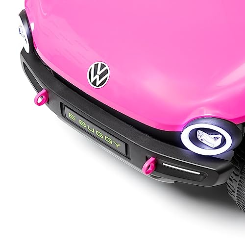 ATAA Volkswagen E-Buggy Doppeltsitzplatz -Pink,12V,Elektro-Auto für Kinder mit Fernbedienung,mit 2 Sitzplätzen,Federung an Allen 4 Rädern und Kunstledersitze – Bild 4
